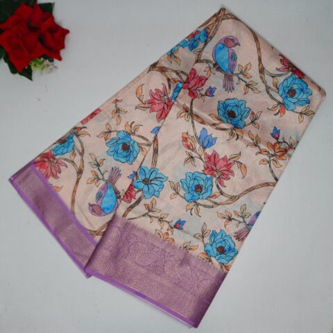 AI Digital kalamakari Sarees-MB760(780)