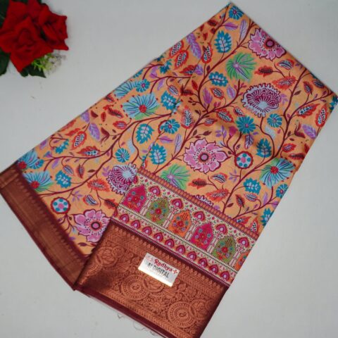 AI Digital kalamakari Sarees-MB752(780)