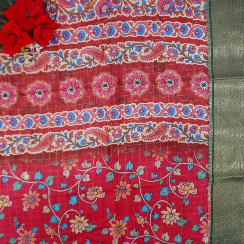 Rasberry Silk With Checks -MB756(764) - Image 3