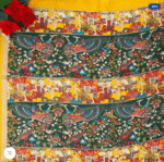 Pure Cobra Silk Satin Kalamkari Outerline -MB409 - Image 2