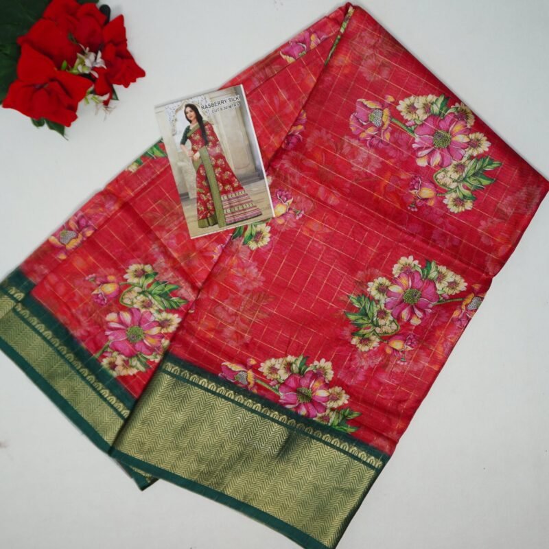 Rasberry Silk With Checks -MB755(764) - Image 4