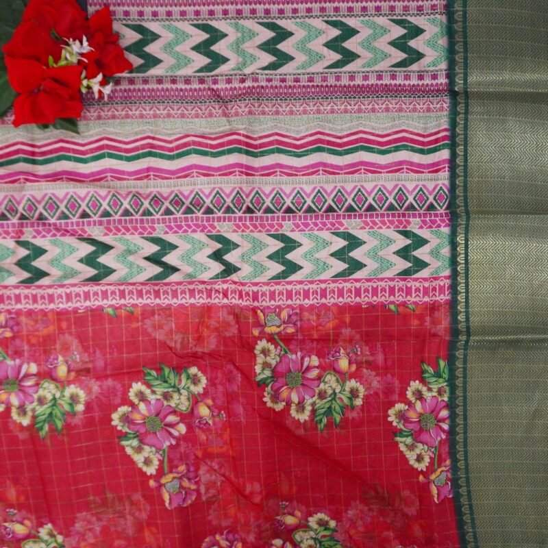 Rasberry Silk With Checks -MB755(764) - Image 2