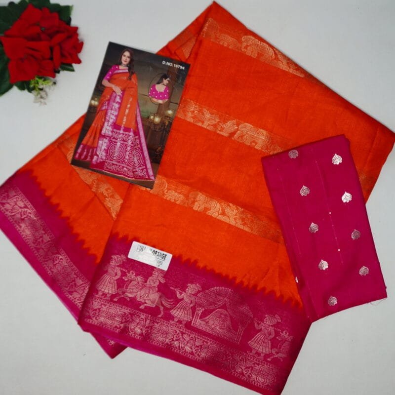 Marshmellow E rode Zarry in Pallaki Sarees -MB751(850) - Image 2