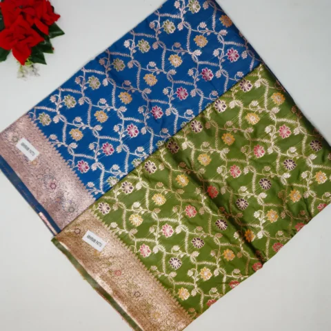 Copper Zarry Special Pattu Sarees-MB559(030)