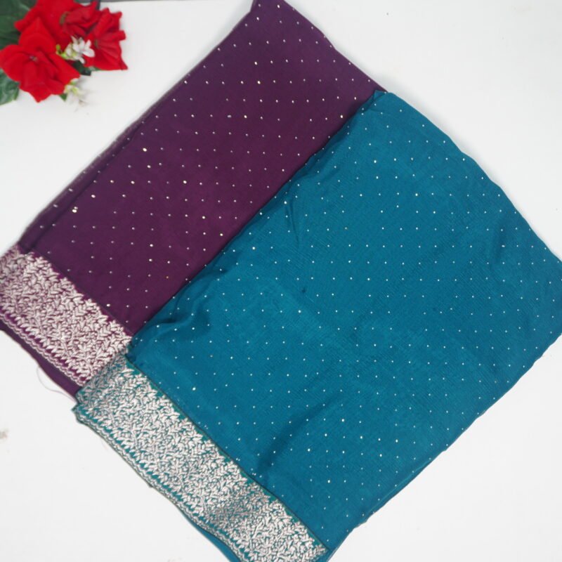 Simmer Silk With Viscos Border-MB710 - Image 1