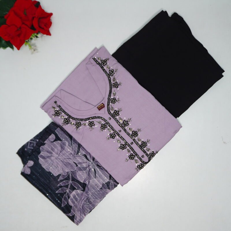 Rayon 3Peace Set Dreses-MB810(M-XXL) - Image 1