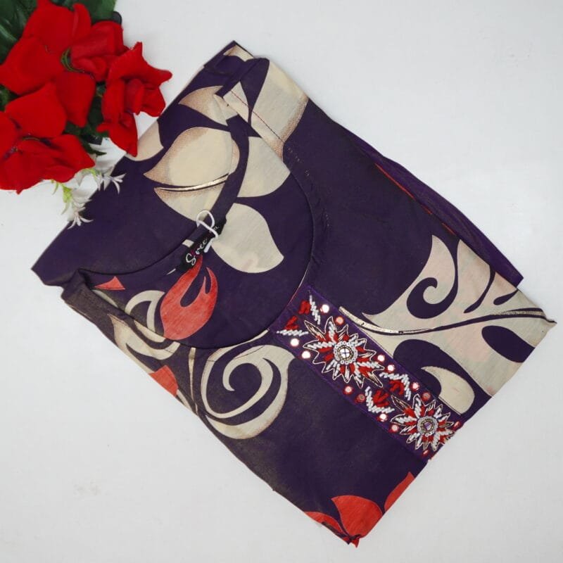 Vatican Silk 3Peace Set Dreses-MB909(3XL-6XL) - Image 3