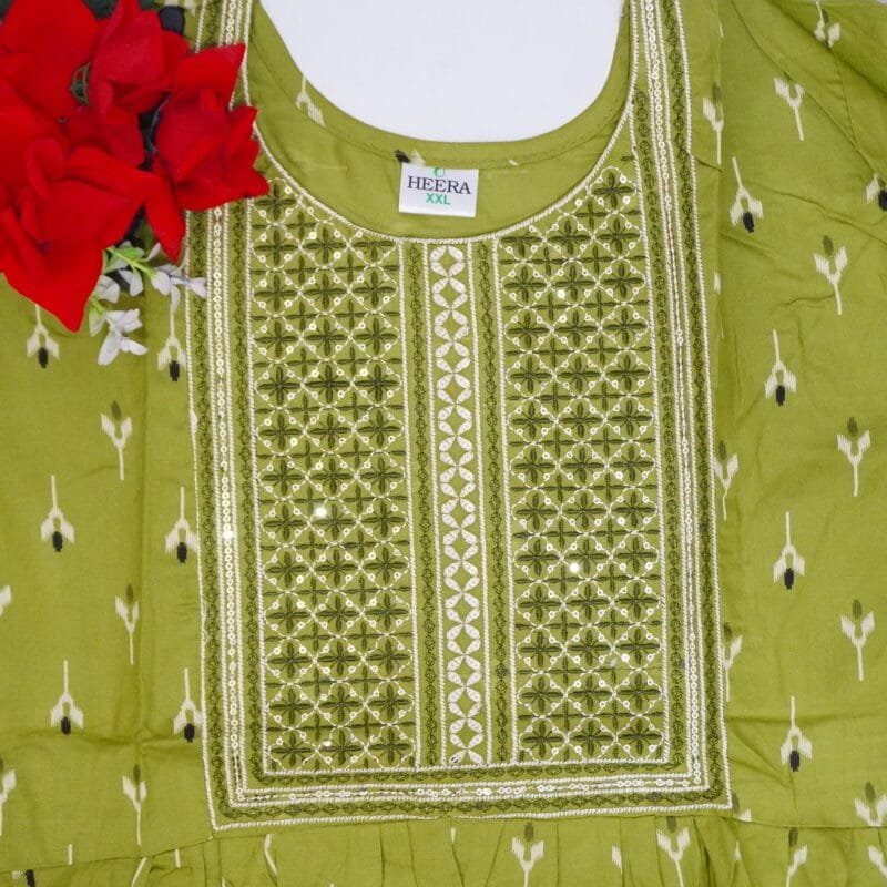 Rayon Umbrella  Tops(With Pocket)-MB911(XXL-44) - Image 3