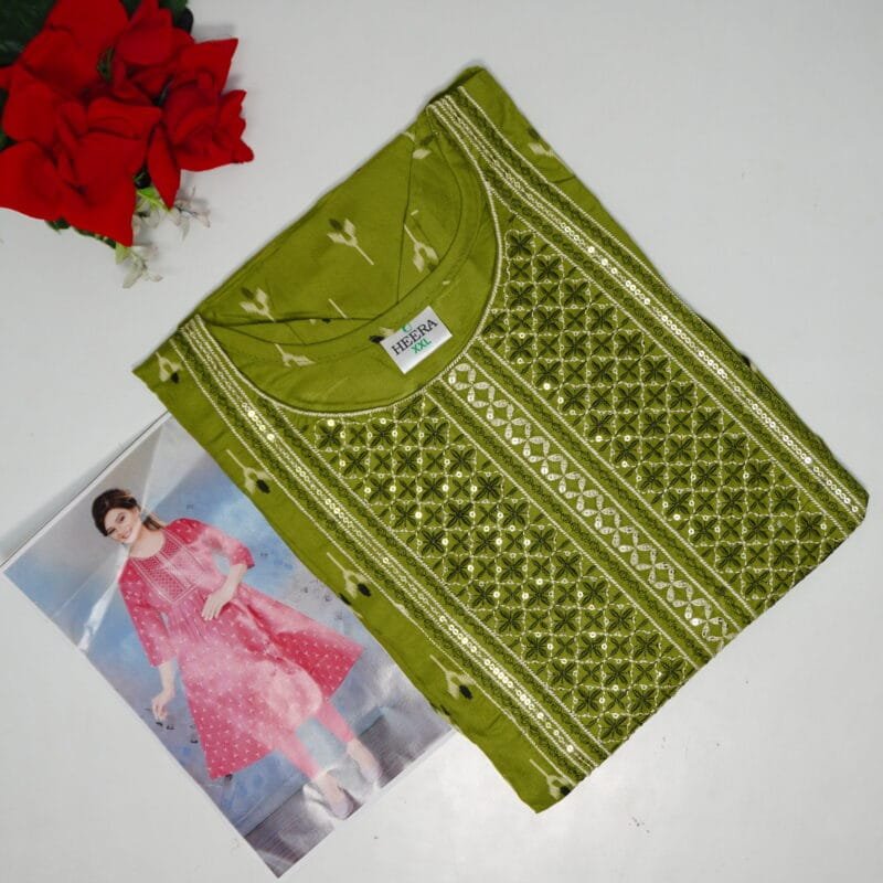 Rayon Umbrella  Tops(With Pocket)-MB911(XXL-44) - Image 2