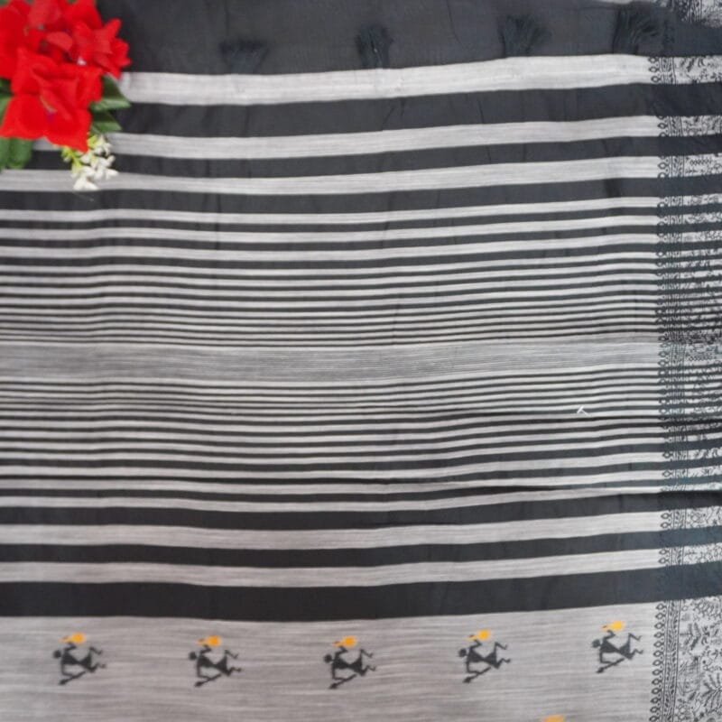 Khadhi Silk With Pochampalli -MB736(945) - Image 2