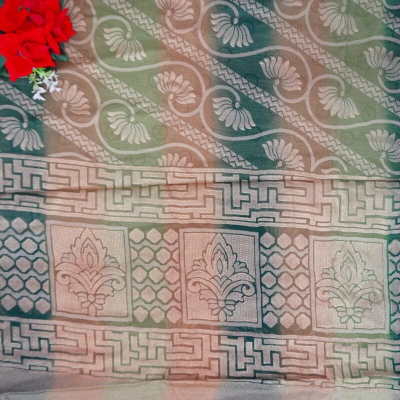 Pure Glass Brasso Silk Sarees -MB341(961) - Image 3