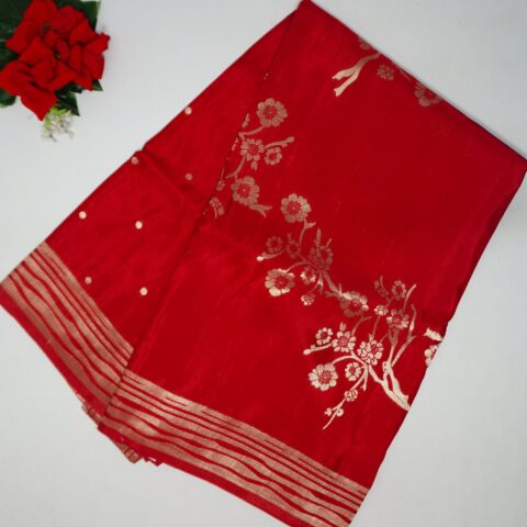 Pure Russian Crape Silk Sarees-MB733(972)