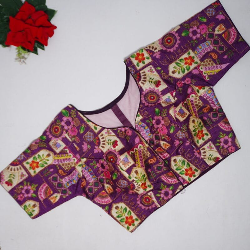 Fantom Netted Designer Blouses -B017 - Image 2
