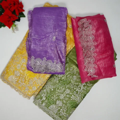 Party Ware Space Silk Lehangas