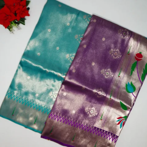 Paithani Golden Pattu Sarees-MB558(046)