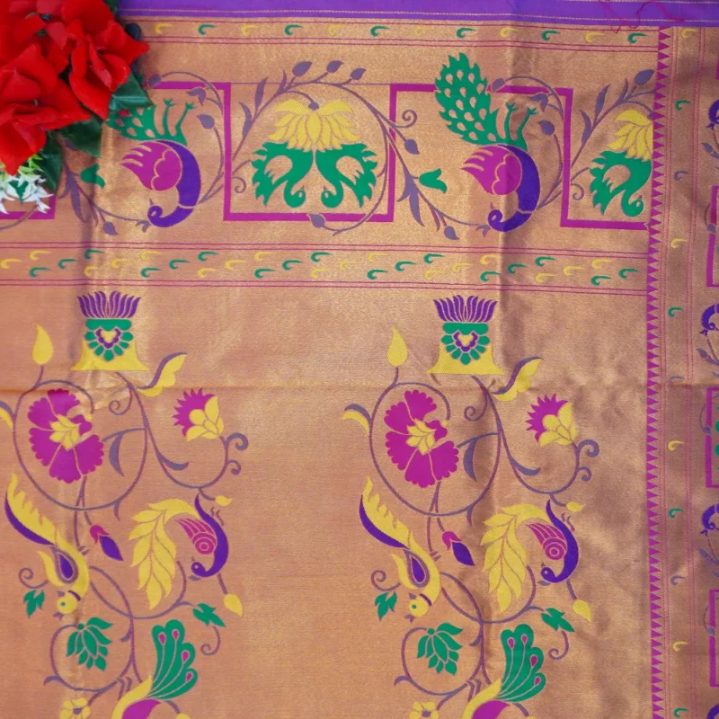 Narayan Pet In Pythani  Sarees-MB557(050) - Image 2