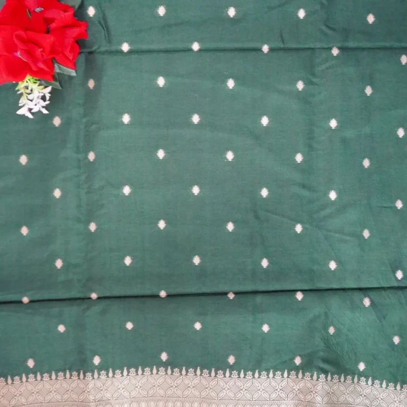 Pure Raw Mango Sarees-MB556(057) - Image 3