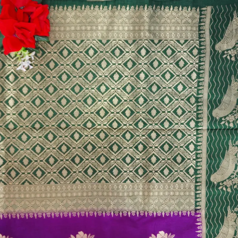 Pure Raw Mango Sarees-MB556(057) - Image 2