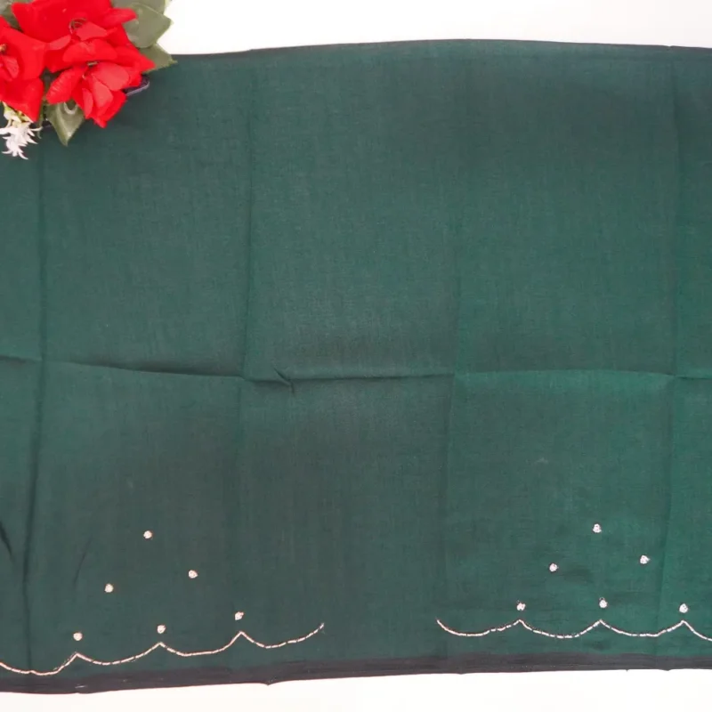 Hand Bresh Paint With Party Ware Sarees-MB337(079) - Image 2