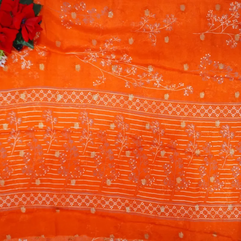 Honey Silk With Butties Sarees-MB737(080) - Image 2