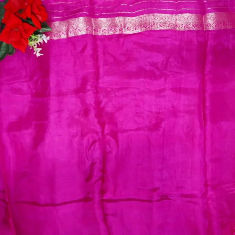 Offer Pure Russian Crape Silk Sarees-MB107 - Image 2