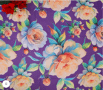 Pure georgette Digital Sarees (Purple)-MB408 - Image 3