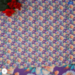 Pure georgette Digital Sarees (Purple)-MB408 - Image 2