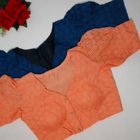 Hakoba Boat Neck Blouses-B031
