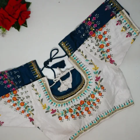 Vichitra Silk Blouses-B14