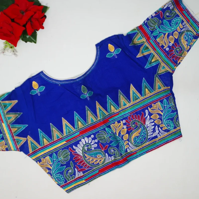 Pure Khadhi Cotton Blouses-B015 - Image 3