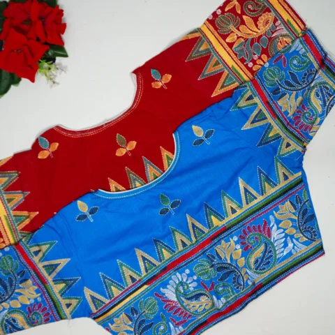 Pure Khadhi Cotton Blouses-B015