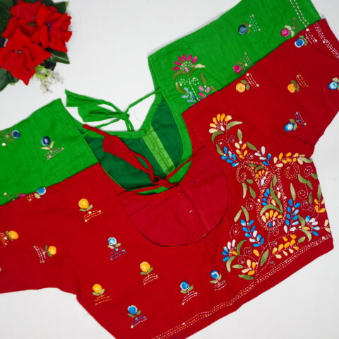 Khadhi Cotton Work Blouses-B028