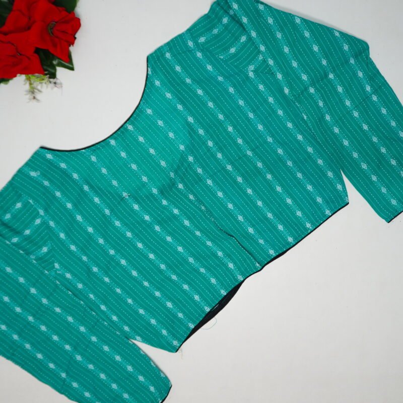Ajarak Cotton Long Sleave Blouse-B07 - Image 2