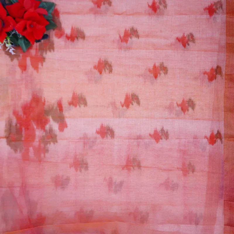 Mercerized Ikkath Pattu Sarees-M001 - Image 3