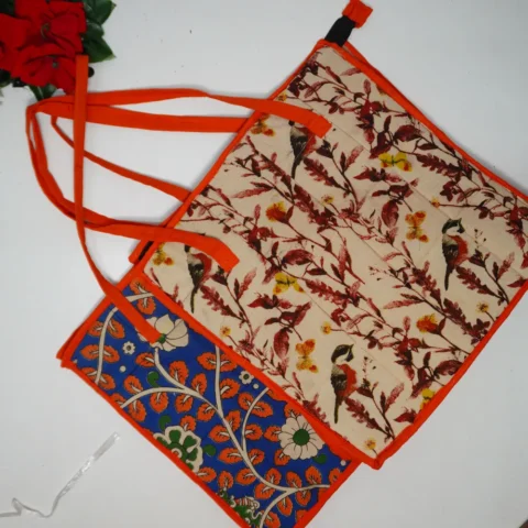 Hand Making Kalamkari Bags