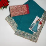 Luxury Silk With Multi Embroidery Sarees-MB147 - Image 4