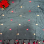 Khadhi Cotton Chitti Flower Sarees-MB153 - Image 3