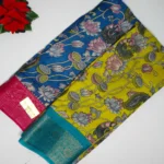 Kalamkari Vatica Silk Sarees-MB163
