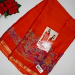 Vatika Peacock Pattu Sarees-MB177 - Image 4