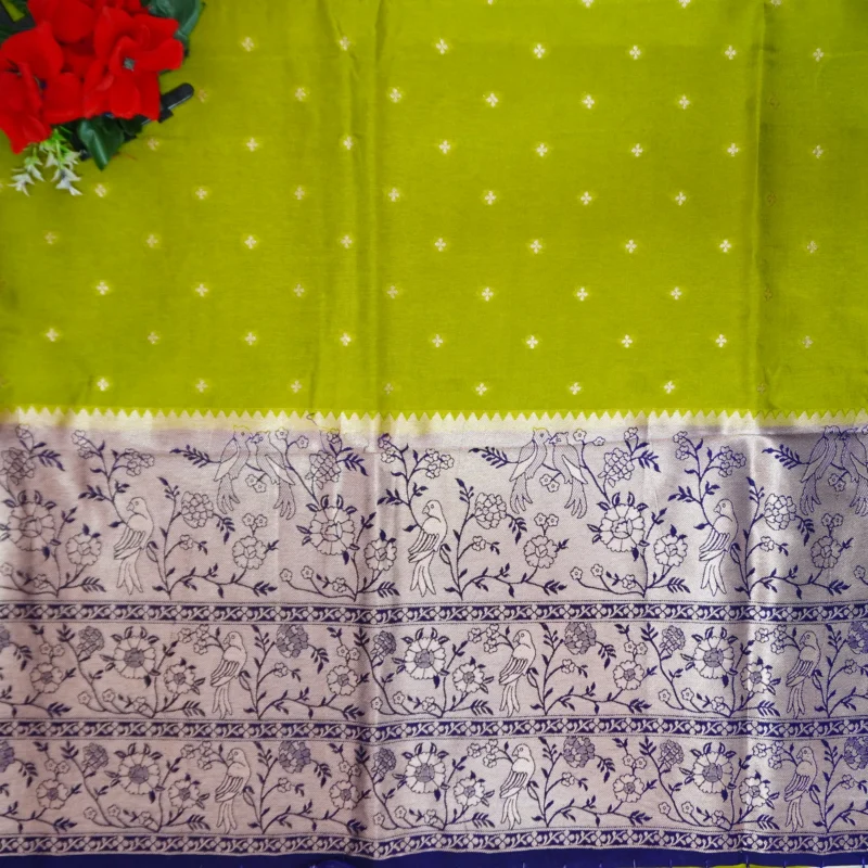 Pure Russian Crape Silk Sarees -MB553(184) - Image 3