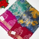 Muslin Silk In Bathic Sarees-MB188