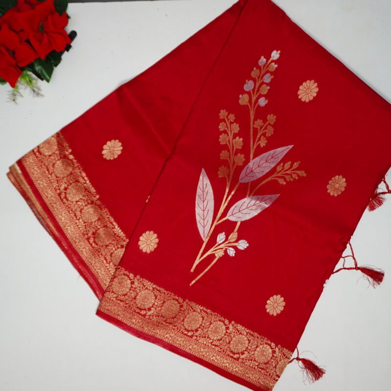 Pure Handloom Raw Mango Sarees-MB547(191) - Image 4