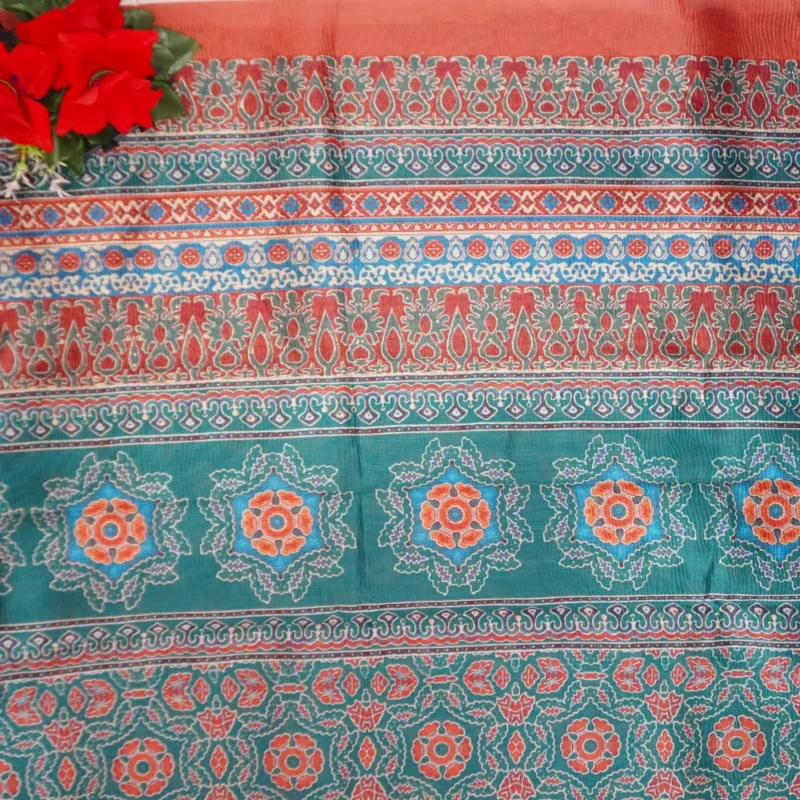 Ajrakh Silk Sarees-MB335(192) - Image 3