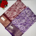 Multi Colour Ganga Crushe Sarees -MB198