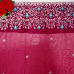 Pure Georgette Viscose & Sirojki Stone With Work blouse -MB301 - Image 2