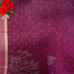 Kasturi Black Berry Butterfly Silk -MB303 - Image 3