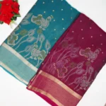 Kasturi Black Berry Butterfly Silk -MB303