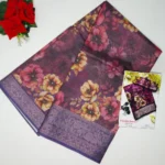 Pure Tusser Crushed Sarees-MB314 - Image 4