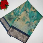 Multi Colour Rachana Crushed Sarees-MB321 - Image 4