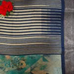 Multi Colour Rachana Crushed Sarees-MB321 - Image 3